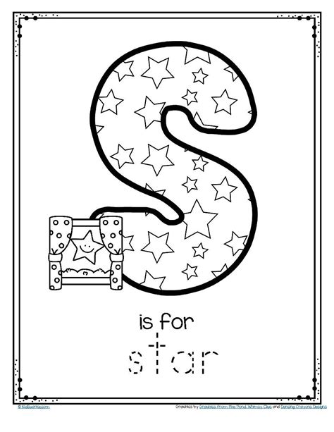 Trace And Color Star Activity Printable For Preschoo Prek And