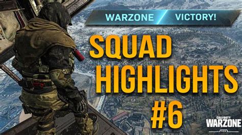 Call Of Duty Warzone Squad Highlights 6 Youtube