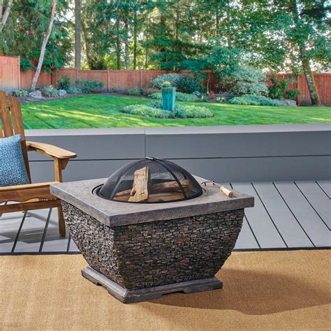 We did not find results for: Outdoor 32" Wood Burning Light-Weight Concrete Square Fire Pit, Grey - Walmart.com - Walmart.com