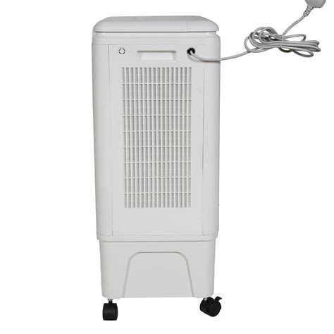 Shop Jzx Jzx Moveable Evaporative Air Cooler With Remote 30l White