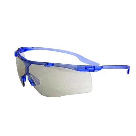 Airgas Rad64051263 Radnor® Saffire™ Blue Safety Glasses With Clear Polycarbonate Anti Fog