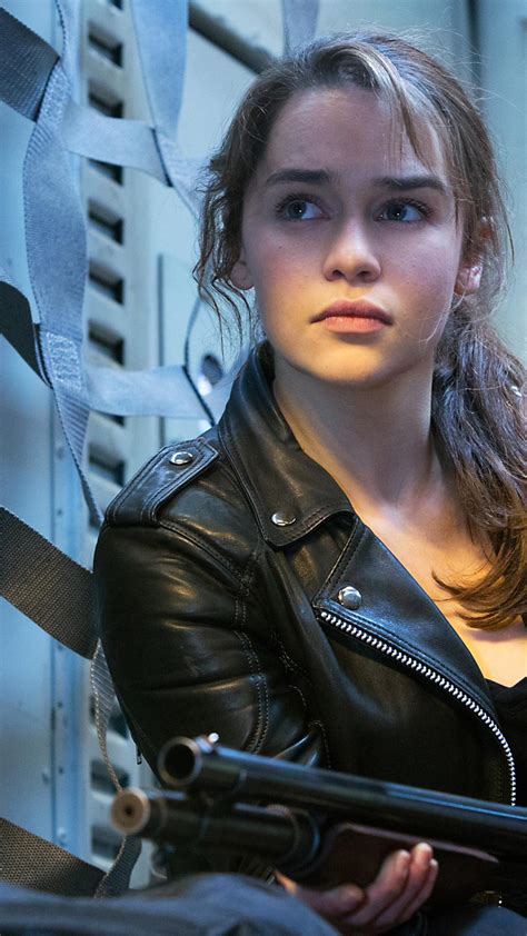She portrayed sarah connor in terminator genisys. Emilia Clarke as Sarah Connor in Terminator Movie ...