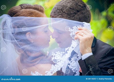 Happy Bride And Groom Stock Image Image Of Love Lifestyle 28118257