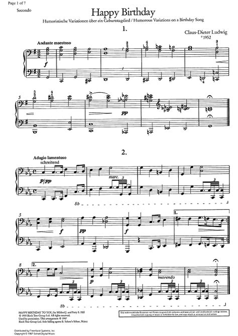 How to play happy birthday to you, with chords in the left hand on a piano or keyboard. Buy "Happy Birthday" Sheet Music for Piano, Four Hands