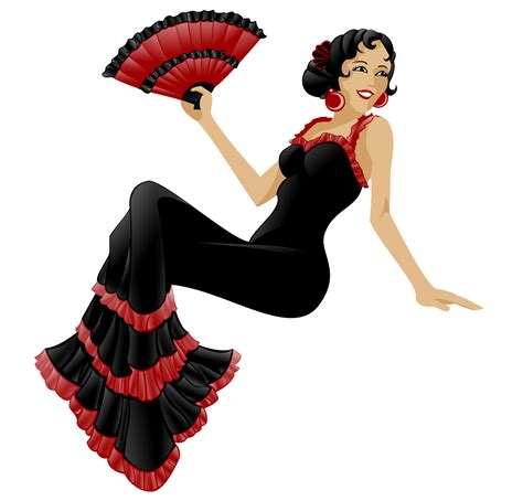 Flamenco Dancer Cartoon Clipart Best