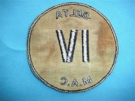 Vietnam War Patch Us Delta Military Assistance Command Iv Corps Ebay
