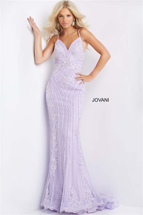 Jovani 05752 Spaghetti Strap Prom Dress