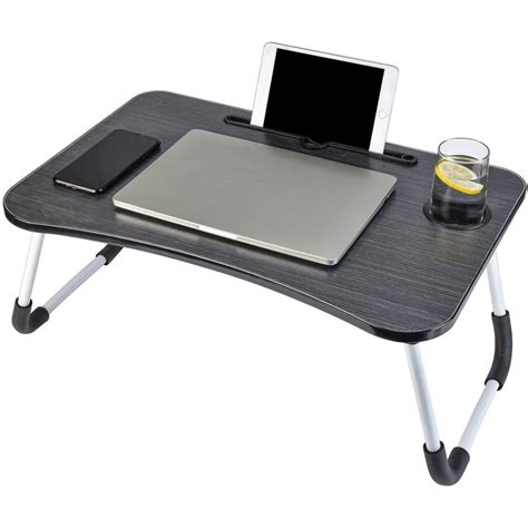 Buy Lap Deskportable Foldable Laptop Tray Table Black Cheap Handj