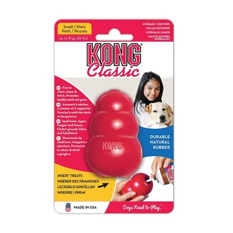Kong Classic Dog Toy Red Small Feedem