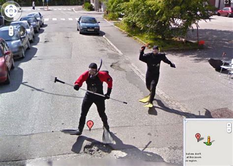 We want to see the weird stuff. 80 funny, creepy, strange, disturbing Google Street View ...