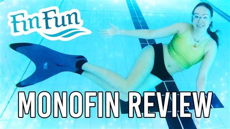 New Fin Fun Amp Monofin Review With Swimming Footage Youtube