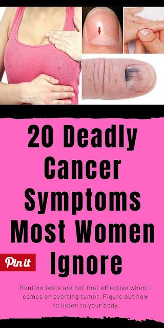 20 Deadly Cancer Symptoms Most Women Ignore Live Vibe