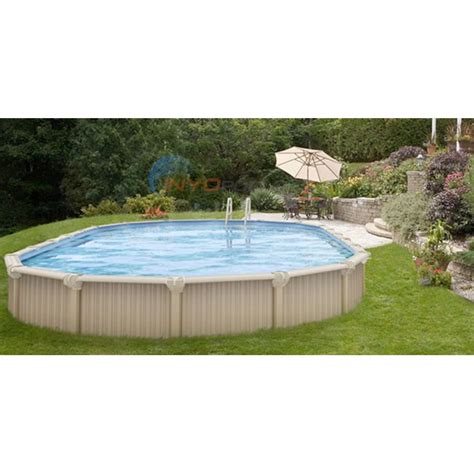 Wilbar Oasis 18 X 33 Oval 54 Aluminum Above Ground Pool