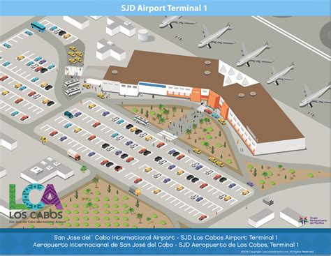 Cabo Airport Maps Sjd International Airport Maps