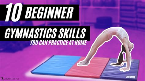 Beginner Gymnastics Skills You Can Practice At Home Youtube