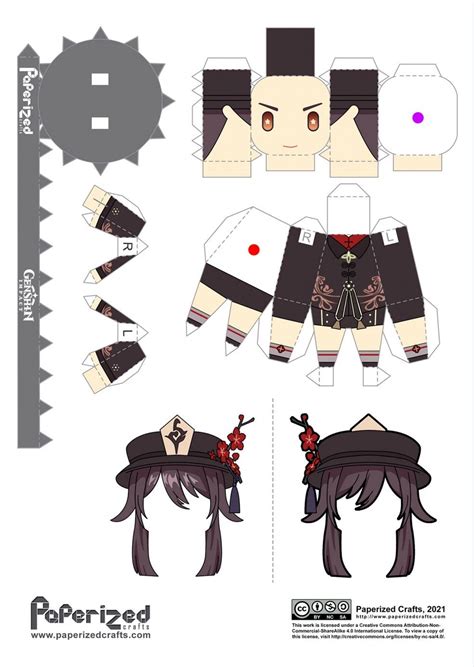Anime Crafts 3d Paper Crafts Paper Toys Paper Art Papercraft Anime