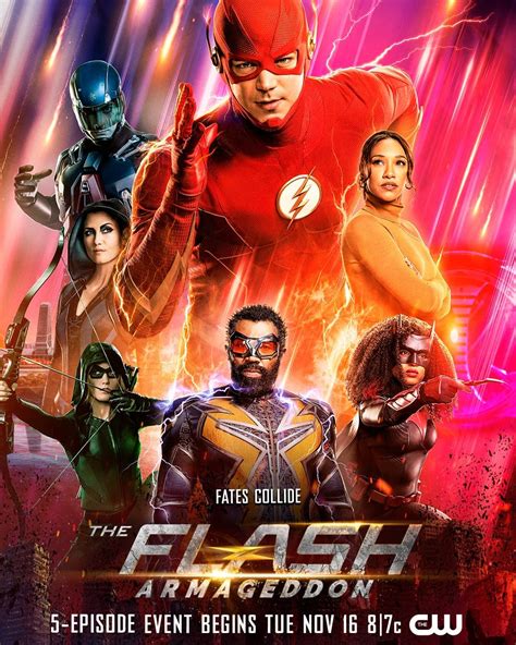 The Flash Season 8 Armageddon Poster Finds Our Heroes Fates Colliding