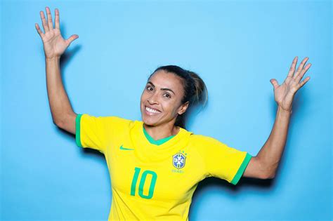 brazilian female footballer marta vieira da silva breaks the jinx by being the first woman in