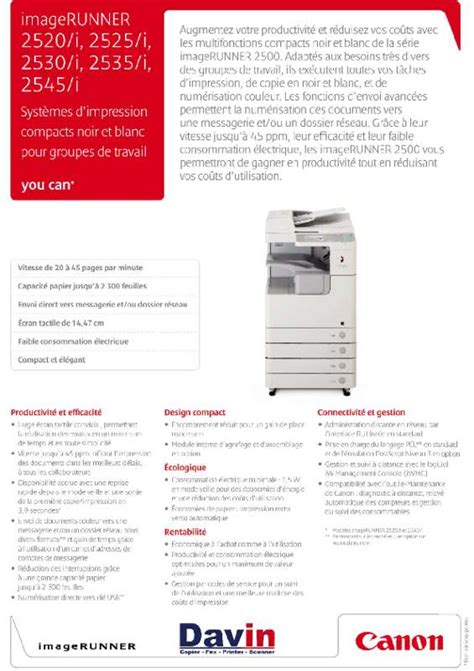 Télécharger photocopieug imprimante canon i pour [windows 7, 8, 8. Notice CANON IR 2520 PRIX - photocopieur Trouver une ...