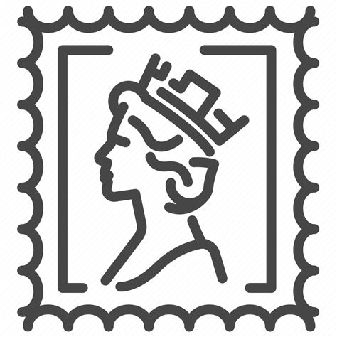 British England London Queen Stamp Uk Icon Download On Iconfinder