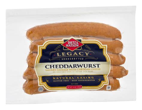 Cheddarwurst Sausage Dietz And Watson 14 Oz Delivery Cornershop By Uber