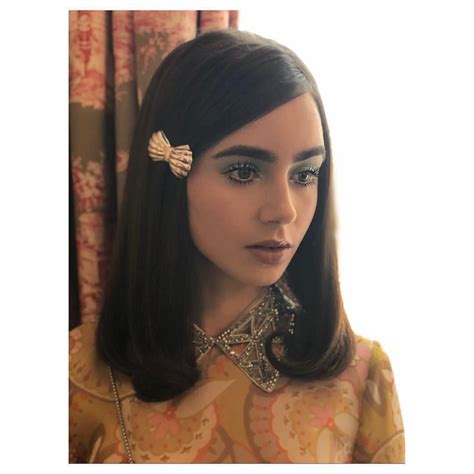 she is a doll lilycollins lilly collins lillies ear cuff lily pearl earrings crown jewelry