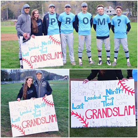 Baseball Promposal For Guys Prom Pictures Group Prom Pictures Couples