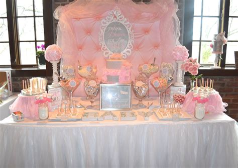 Baby Shower Candy Buffet Princess Tutu Baby Shower Candy Table Pink