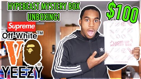 Insane 100 Hypebeast Mystery Box Unboxing Youtube