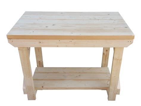 Wooden Workbench Made Of Super Heavy Duty Timber 3ft To 6ft Etsy