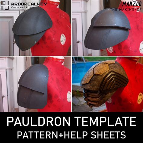 Eva Foam Pauldron Tutorial Eva Foam Affordable Costumes And Props