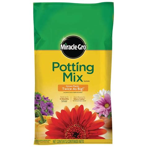 Miracle Gro Qt Potting Mix The Home Depot