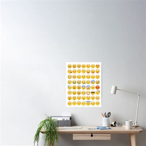 Emoji Poster For Sale By Forbiddngoods Redbubble