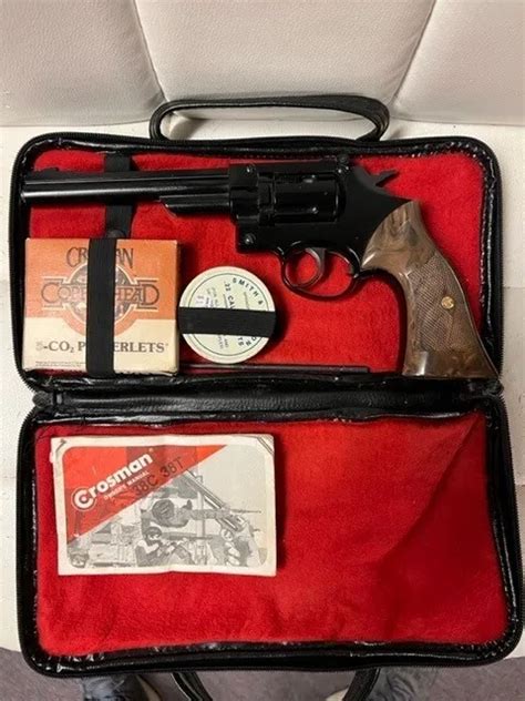Crosman Model 38t Vintage 177 Cal Pellet Co2 Powered Revolver 10000