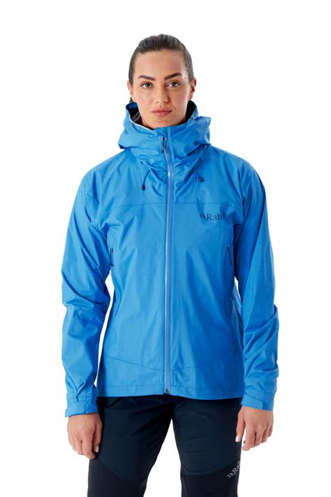 Rab Downpour Plus 20 Jacket Wmns Alaska Blue Jakker Dame Dame Produkter Fjellsportno