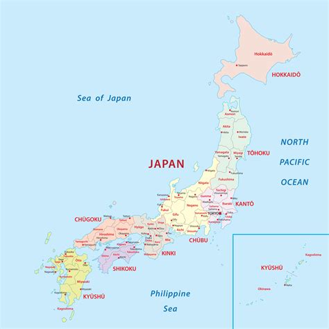 Map Of Japan Japan Rail Pass