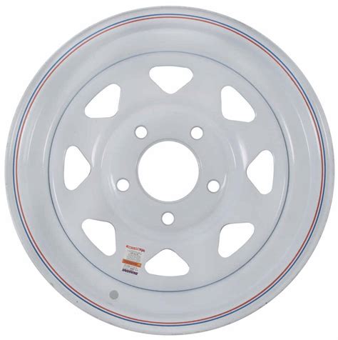 Dexstar Steel Spoke Trailer Wheel 15 X 5 Rim 5 On 5 White