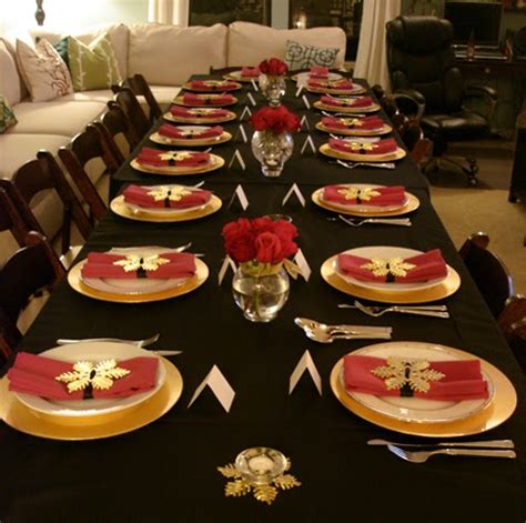 Kaxich 4pcs santa claus red hat cap chair seats cover christmas dinner table party decor. belle maison: My Annual Christmas Dinner Party