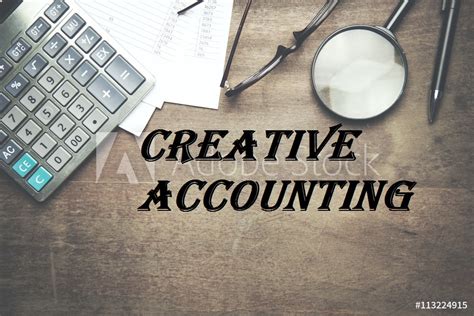Creative Accounting Objectives Example Terminology