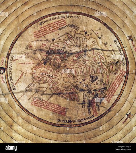 World Map 1490s Nworld Map C1488 1493 Showing The Continents Of