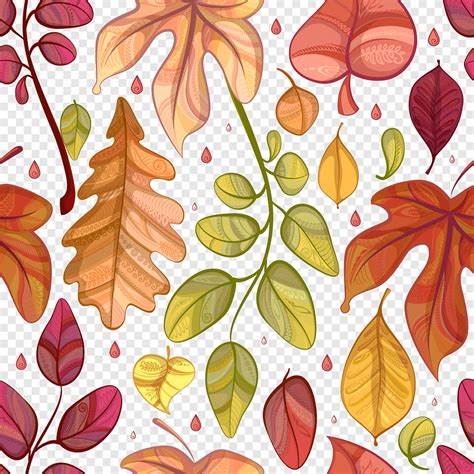 Leaf Autumn Illustration Hand Painted Autumn Decorative Leaves