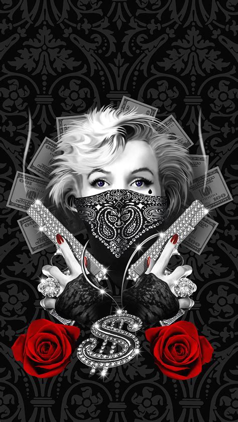 Gangster Marilyn Monroe Wallpaper Wallpapersafari