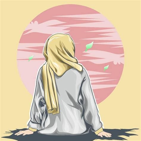 Menangis Gambar Kartun Muslimah Berdoa Adzka