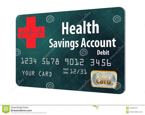 An hsa debit card can be particularly useful for those who. Health Savings Account Debit Card Stock Illustration - Illustration of background, refunds ...