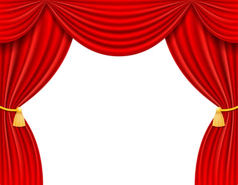 Red Theatrical Curtain Vector Illustration 509888 Vector Art At Vecteezy