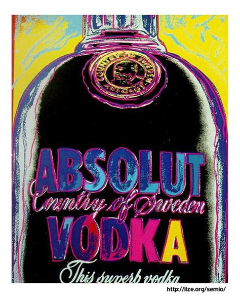 Andy Warhol Absolut Wodka Wodka Andy Warhol Pop Art Poster