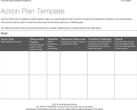 Microsoft Word Action Plan Template Collection