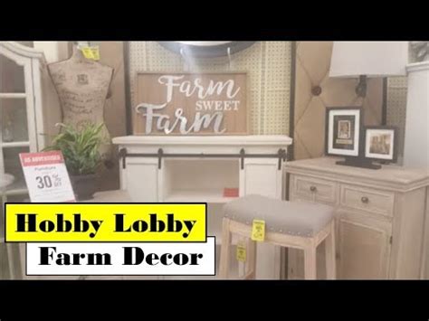 Hobby lobby | hobby lobby is an industry leading retailer offering more than 70,000 arts, crafts, hobbies, home décor, holiday, and seasonal products. Hobby Lobby Home Decor | Farm Decor | Huge Selection - YouTube