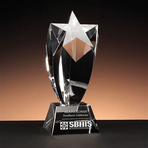 Unique Star Trophy Rising Star Glassical Designs