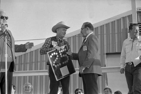 Florida Memory Doyle Conner Agricultural Commissioner With An Award